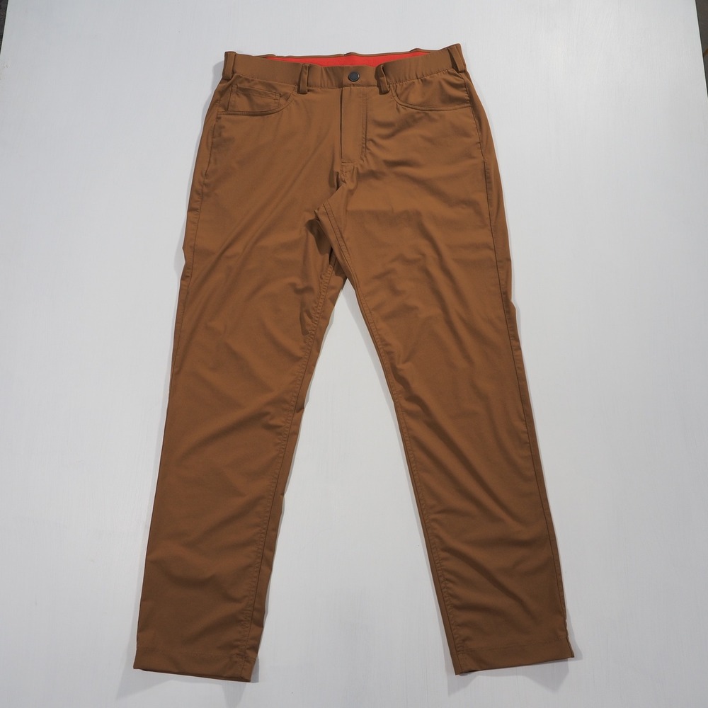 Redvanly Pants Men Medium Brown Golf Performance Stretch Trousers Athletic Sport